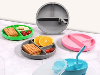 嬰童硅膠餐盤(pán)，萌趣造型+強(qiáng)勁吸力，寶寶獨(dú)立進(jìn)食好幫手